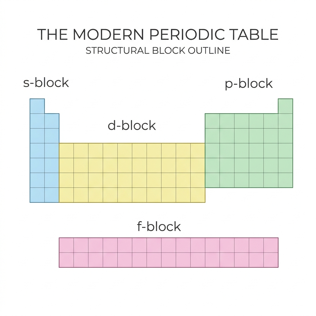 Modern Periodic Table Blocks