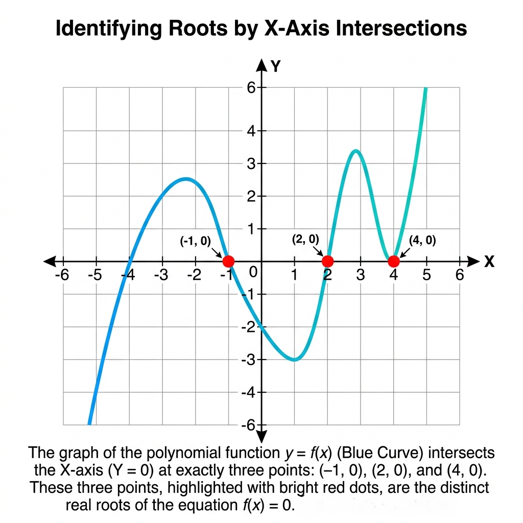 Counting Zeros from a Polynomial Graph