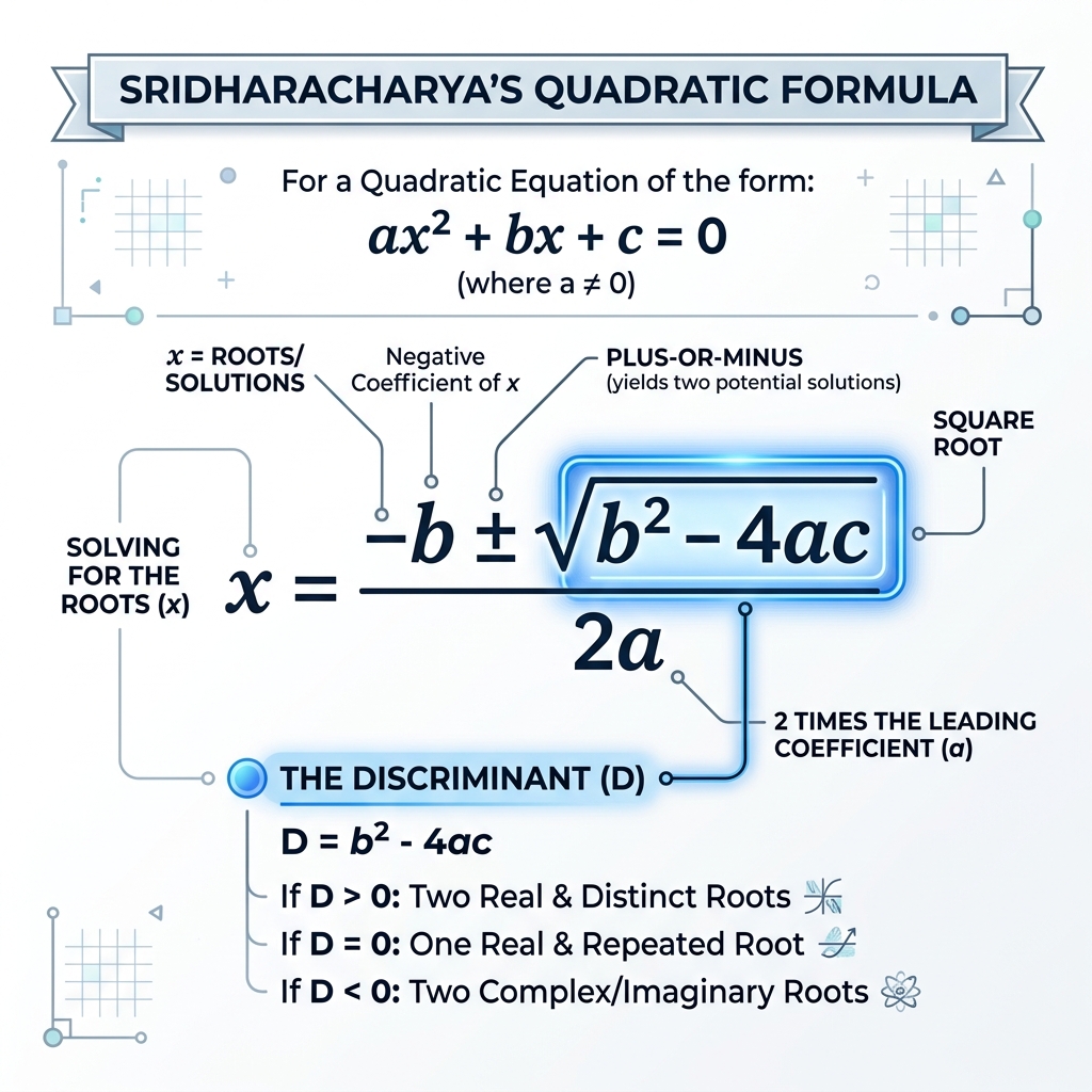 Quadratic Formula Infographic