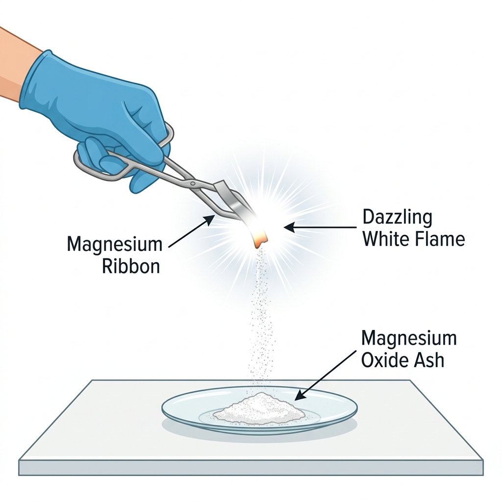 Burning Magnesium Ribbon
