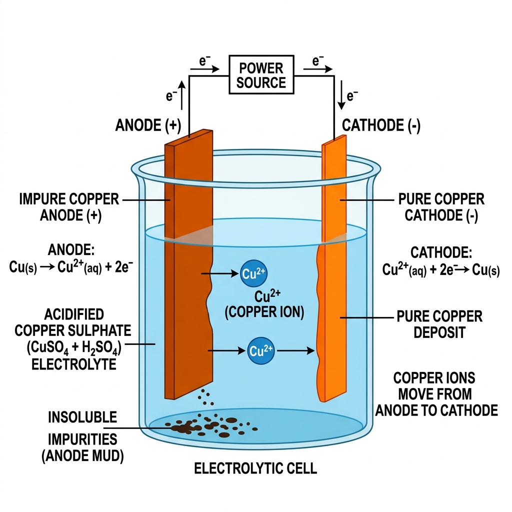 Electrolytic Refining Setup