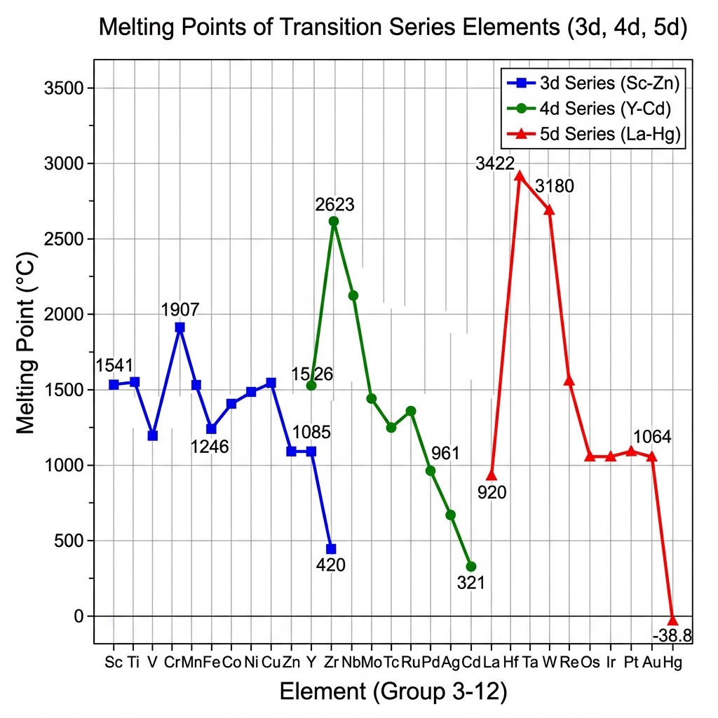 Trend in Melting Points