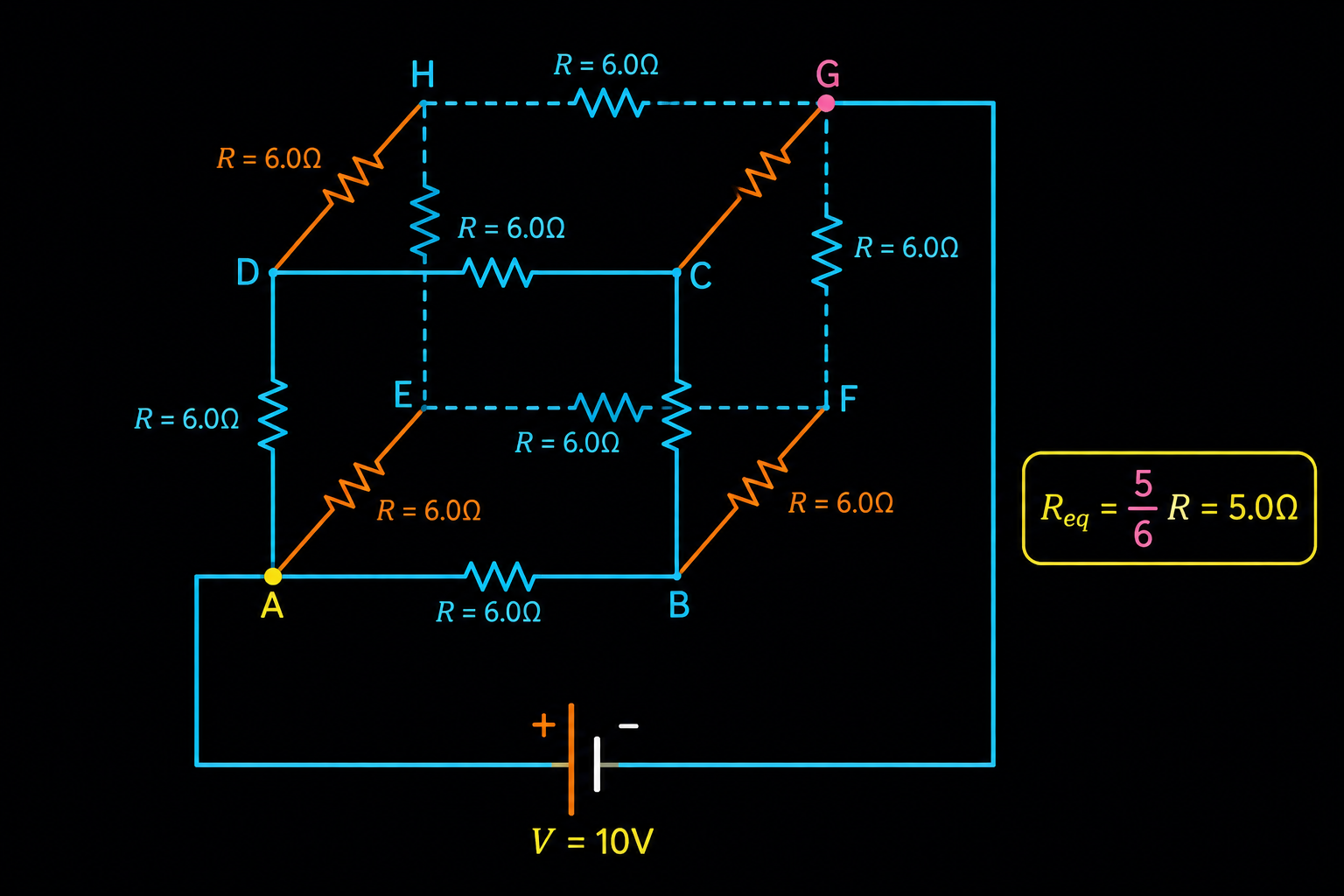 Cube Resistor Network Diagram