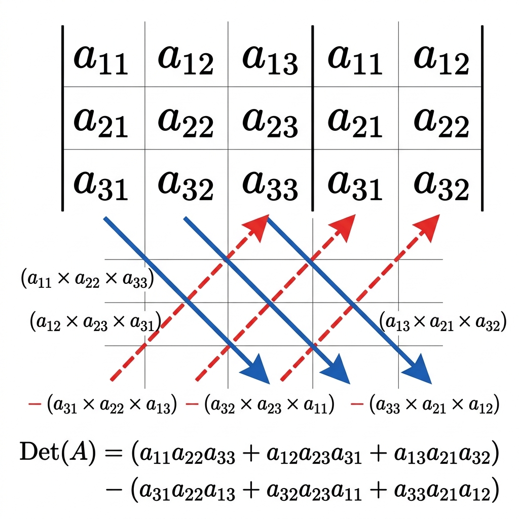 Sarrus Rule Diagram
