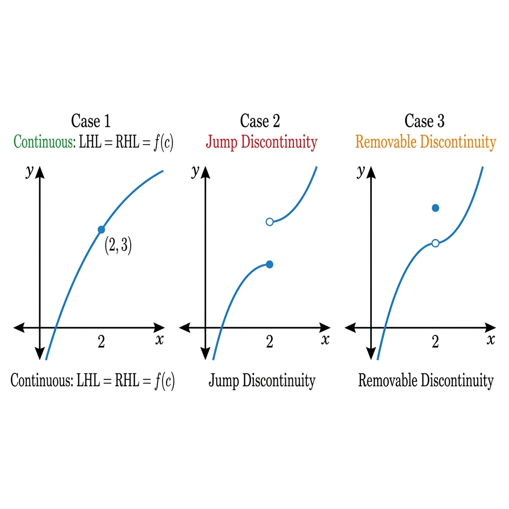 Types of Continuity and Discontinuity