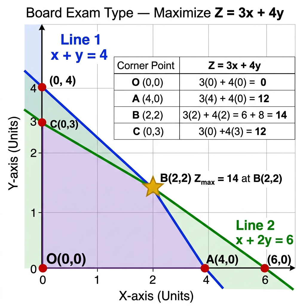 Board Exam Type LPP Graph