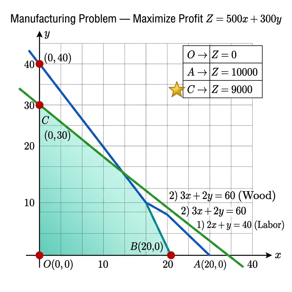 Manufacturing LPP Complete Graph
