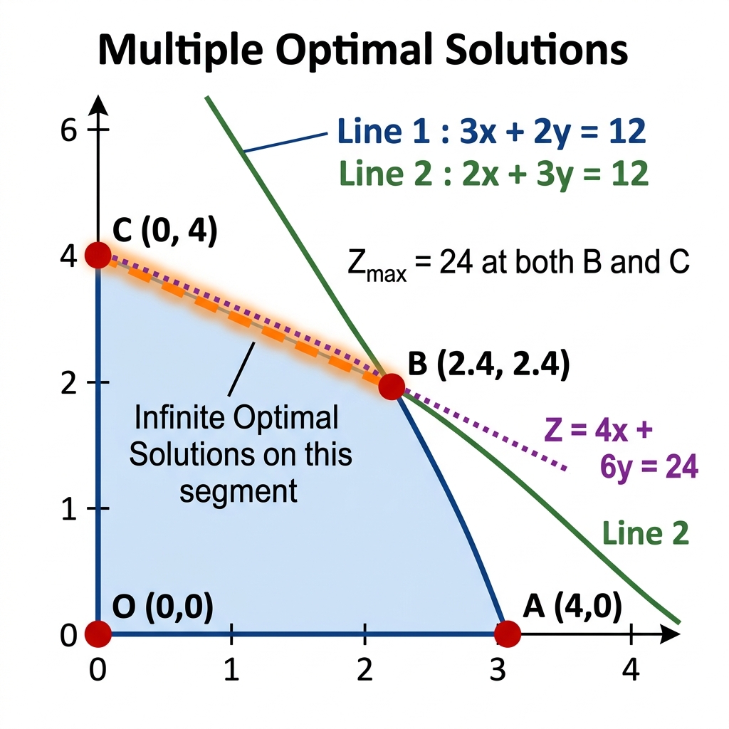 Multiple Optimal Solutions Graph