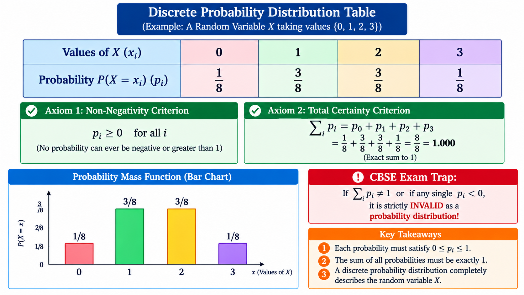 Discrete Probability Distribution Structural Blueprint & Verification Axioms