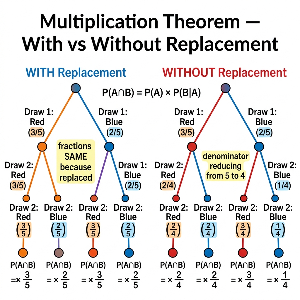 Multiplication Theorem Tree Diagram