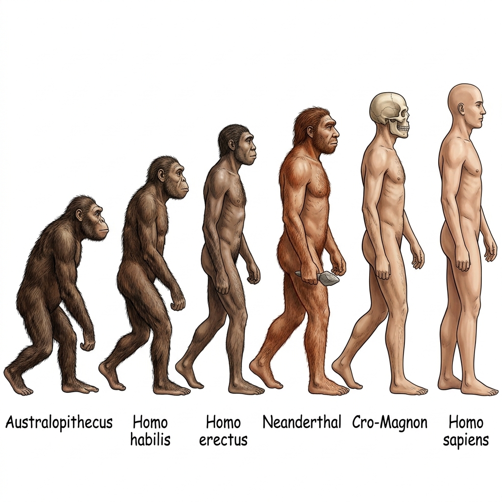Stages of Human Evolution