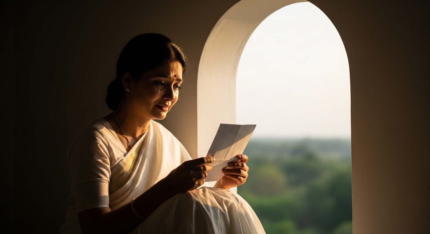 sandeh reading letter
