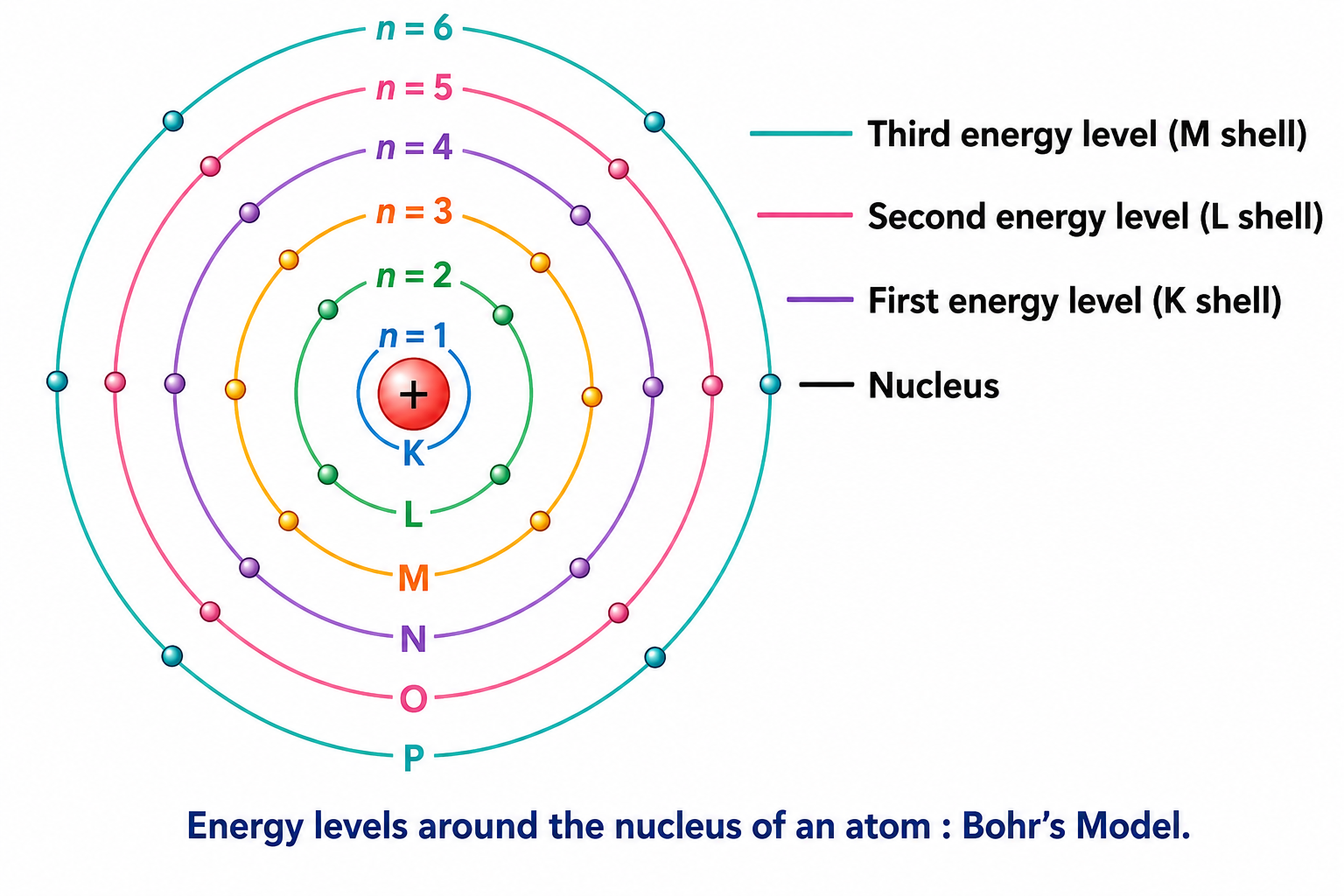 Bohr Model Energy Levels