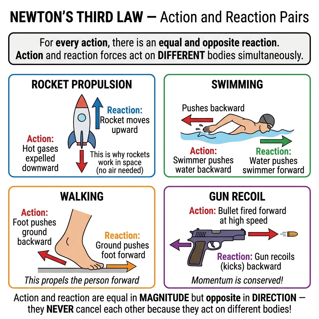 Newton's Third Law Examples